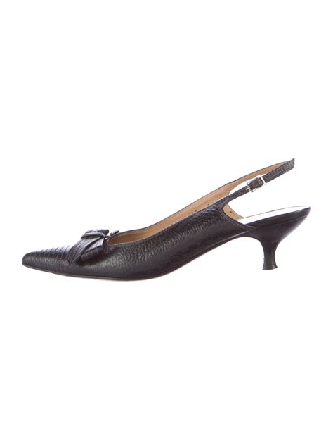 salvatore ferragamo slingback shoes